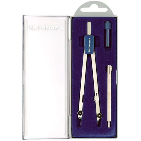 Staedtler Compasso 559 con Asta Articolata, Prolunga e Mine di Ricambio