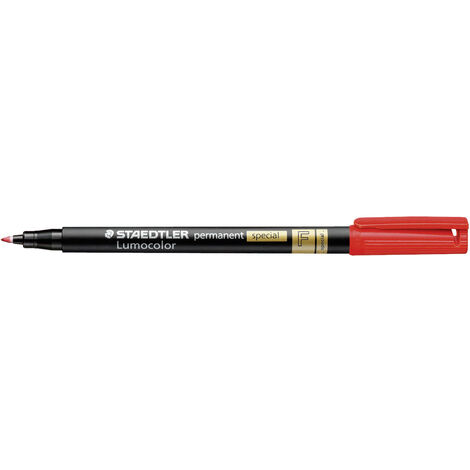 Staedtler Lumocolor permanent special F 319 F-2 Permanentmarker Rot wasserfest: Ja