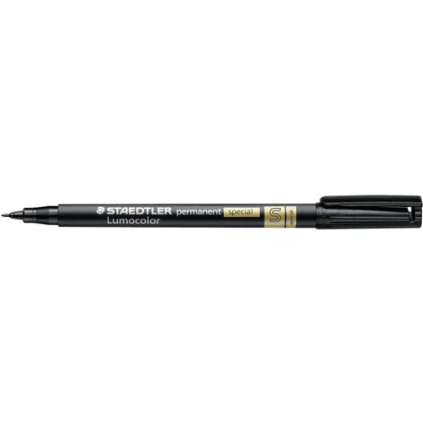 Staedtler Lumocolor permanent special S 319 S-9 Permanentmarker Schwarz wasserfest: Ja