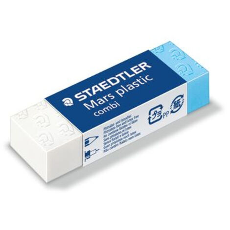 Staedtler Mars Kunststoff Kombi-Gummi Weiß 1 Stück(e)