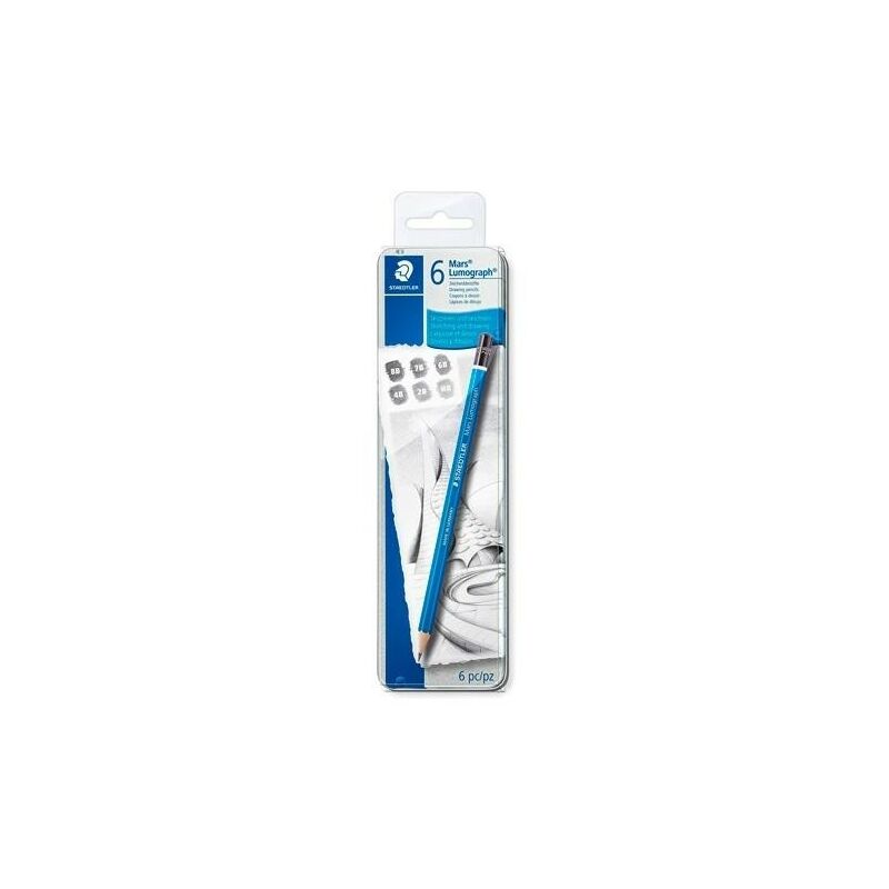 

Genérica - Staedtler lpiz de grafito lumograph hb-2b-4b-6b-7b-8b caja metalica -6u-