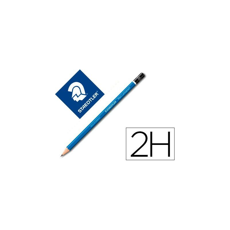 

Lapices de grafito staedtler mars lumograph 100 2h unidad (pack de 12 uds.)