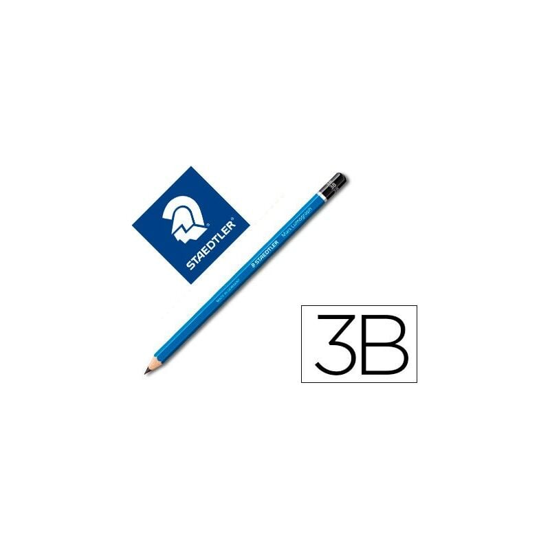 

Lapices de grafito staedtler mars lumograph 100 3b unidad (pack de 12 uds.)