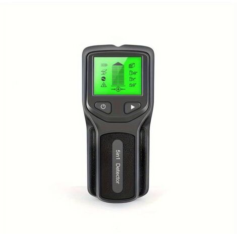 Ständerdetektor-Wandscanner, 5-in-1-Ständerdetektor, Wandmetalldetektor (Benötigt 1 x 9-V-Batterie, Batterie nicht im Lieferumfang enthalten)