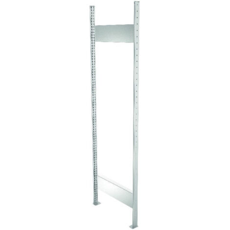 Ständerrahmen H2000xT400mm silber verzinkt
