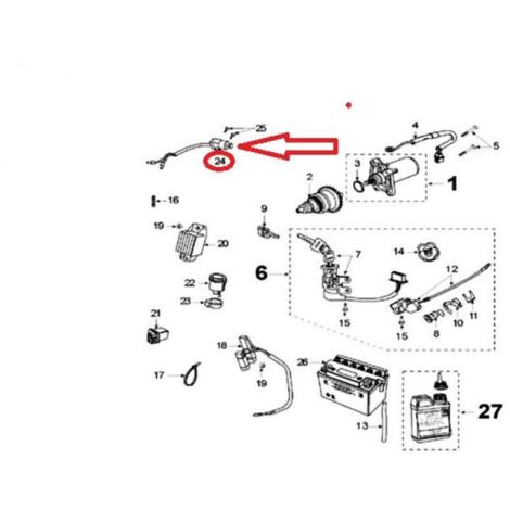 ständersensor für roller peugeot 50 v-clic 2007 bis 2017 759393