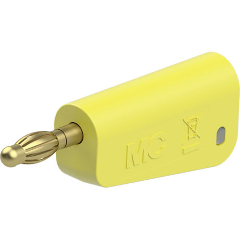 Stäubli LQ-4A-39 Laborstecker Stecker Stift-Ø: 4 mm Gelb 1 St.