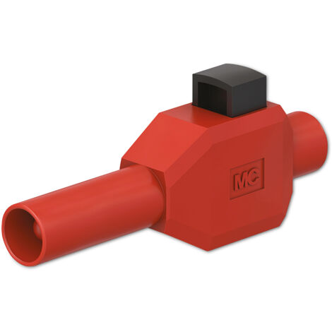 STÄUBLI Sicherheitsklemmsteckeradapter, 22.3007-22, 4 mm , rot, 600 V, CAT II, 10 A