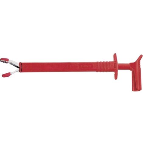 Stäubli XCi Pince crocodile de sécurité enfichable 4 mm CAT II 1000 V noir
