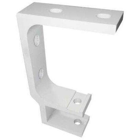 Staffa a parete o soffitto per tenda a barra quadra