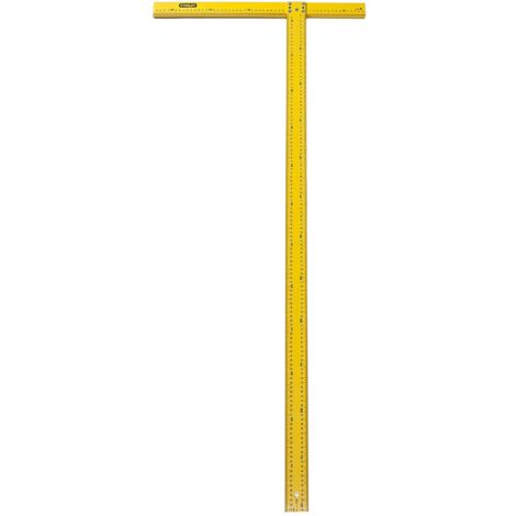 Staffa a T - Cartongesso - 122 cm - Graduazione millimetrica nera - STANLEY, STHT1-05894