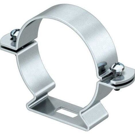 Staffa Con Foro Allungato, 30-38mm, Elettrozincato, DIN 50961