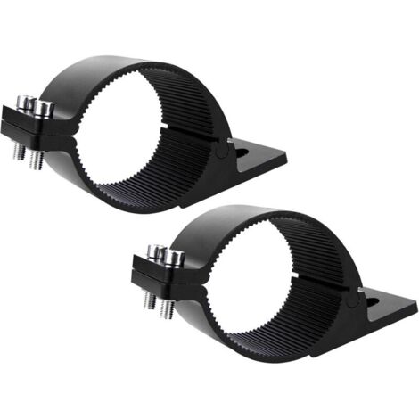 Staffa di montaggio KZQ per faro da lavoro (2 unità, 76 mm - 81 mm), morsetto universale regolabile per barra LED, per fuoristrada, auto, camion, moto, SUV