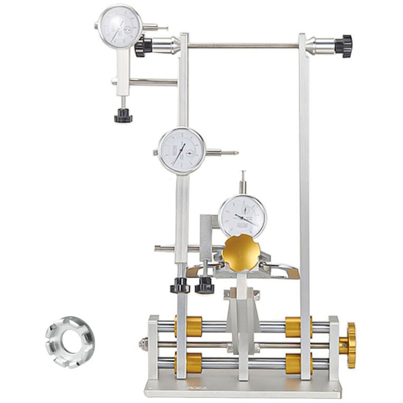 Image of Decdeal - Staffa di regolazione della ruota della bicicletta, strumento di riparazione per l'allineamento della ruota della bicicletta con