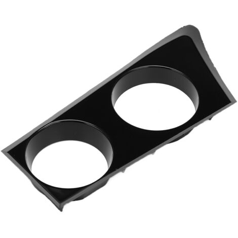 Staffa di ricambio per portabicchieri della console centrale, lato guidatore, sinistra, per BMW Serie 1 E81 E82 E87 E88 120i 2004-2011, nero lucido.