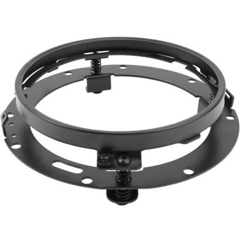Staffa per faro a LED da 7 pollici con anello di rifinitura nero per moto Glide