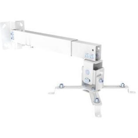 Staffa per proiettore equip inclinazione del soffitto o montaggio a parete 430-650mm fino a 20kgs colore bianco