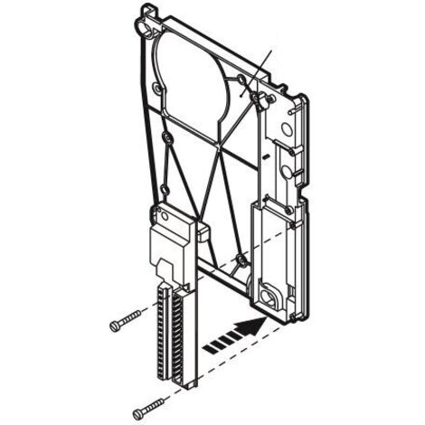 Staffa Senza Circuito Per Monitor Sentry ( URMET cod. 1704/102 )