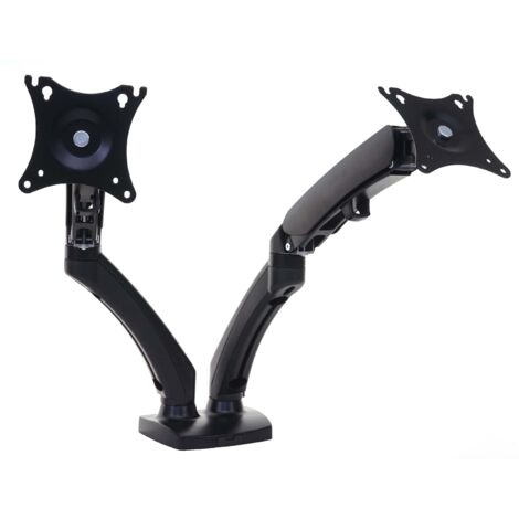 Staffa supporto schermo tv monitor orientabile HHG-764 10''-27'' vesa 75x75mm/100x100mm 2 braccia