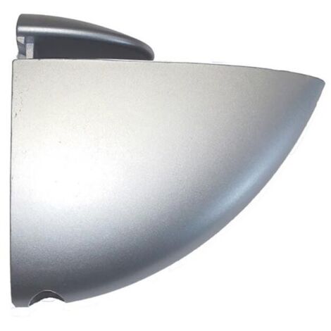 Staffe e supporti per mensole Micel SP04 Argentato Zamak 75 x 65 mm (2 Unità)