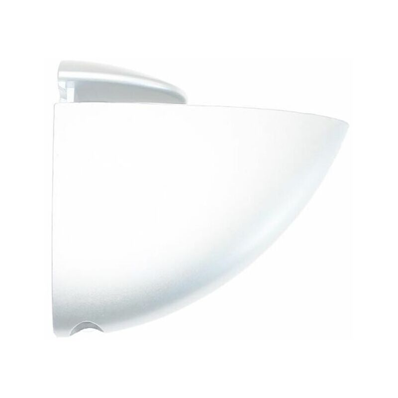 Image of Staffe e supporti per mensole Micel SP04 Bianco Zamak 75 x 65 mm (2 Unità)