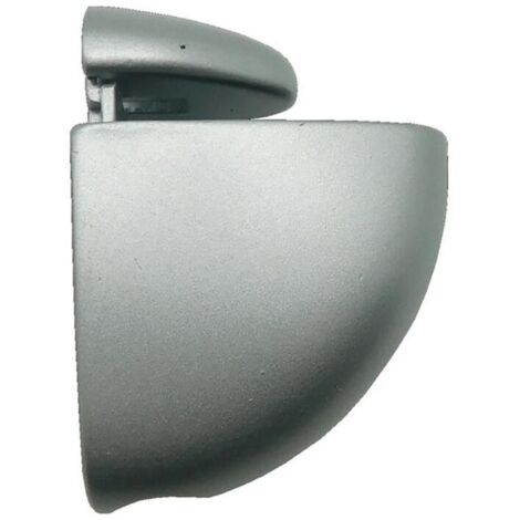 Staffe e supporti per mensole Micel SP08 Argentato Zamak 42 x 53 mm (2 Unità)