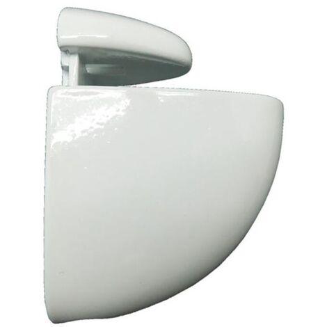 Staffe e supporti per mensole Micel SP08 Bianco Zamak 42 x 53 mm (2 Unità)