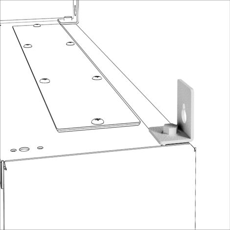 STAFFE FISSAGGIO QDX630H/L PAVIMENTO GEWISS GWD3453