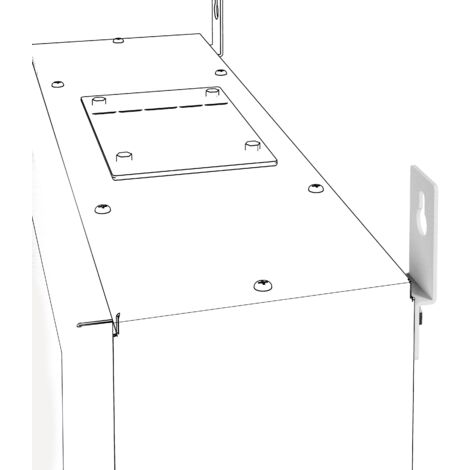 STAFFE FISSAGGIO QDX630H PARETE GEWISS GWD3451