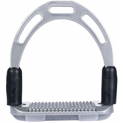 Staffe inglesi in alluminio antiruggine modello Ultra Safety: 12 cm, nero 9100