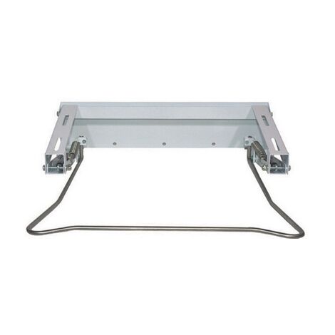 Staffe mobili a gas bianco con supporti cromo