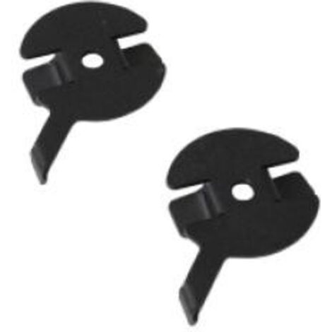 Staffe Soffitto Klik Klak Kit 2 Pz Nero ( MARINO CRISTAL cod. 41222 )