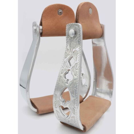 Staffe Western Silver Horses Eyak - ARGENTO/LONDON