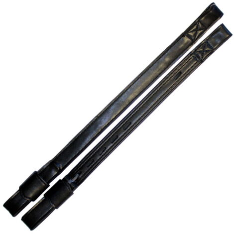 Staffili Daslo inestensibili con regolazione a T: 70 cm, Nero 10