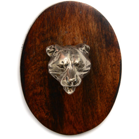 Staffordshire Bull Terrier, Staffik, Staffi II - Showbrosche, Startnummernclip, Hundeabzeichen von Art-Dog