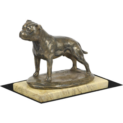 Staffordshire Bull Terrier, Staffik, Staffi III - estatuilla de perro, figura de silueta de perro, trofeo para una exposición canina de la marca Art-Dog
