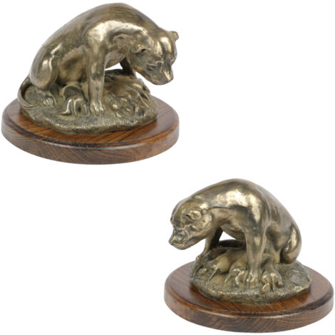 Staffordshire Bull Terrier, Staffik, Staffi III - statuette de chien, figurine de bureau, trophée pour une exposition canine par Art-Dog