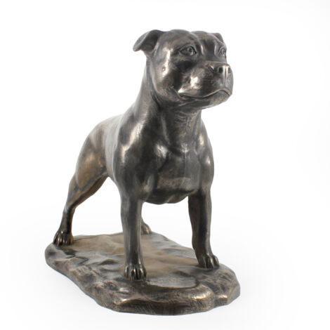 Staffordshire Bull Terrier, Staffik, Staffi - statuette de chien exclusive, design intérieur luxueux, édition limitée de figurines Art-Dog