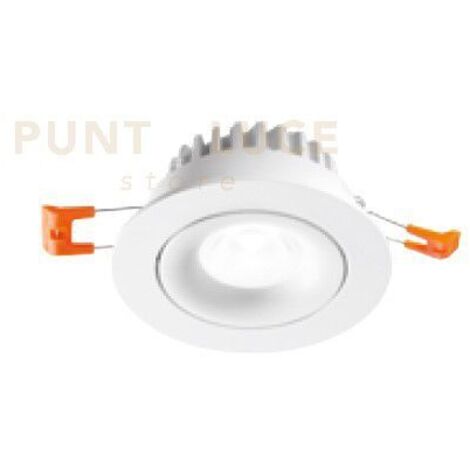 STAGE FARETTO DA INCASSO LED 7W 3000K 465LM IP20 BIANCO