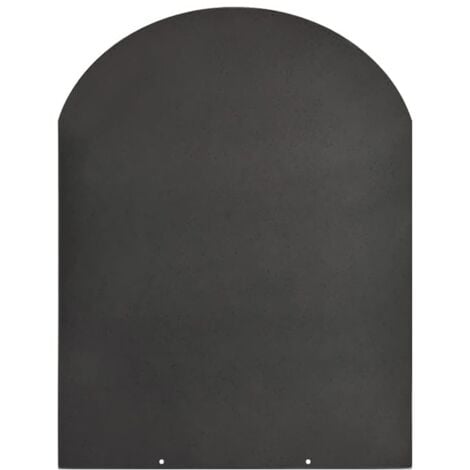 DIVINA FIRE Bodenschutzplattform für Holz- und Pelletöfen aus Stahl 80x60