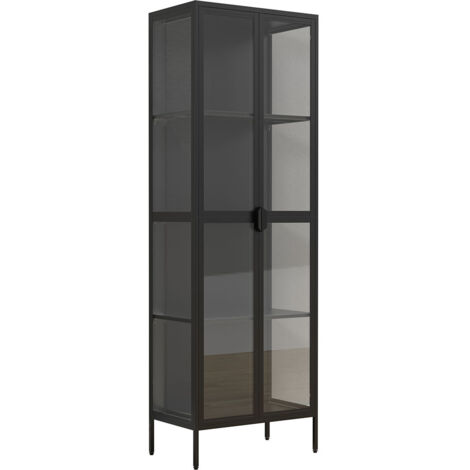Stahl Glas Vitrine Schaukasten Floka XXL