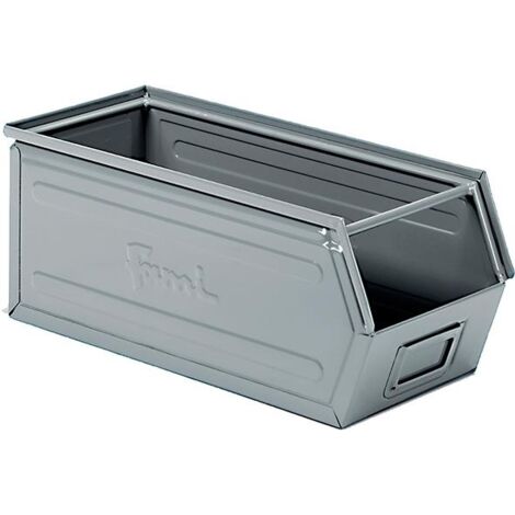STAHLBEHÄLTERmm B=200 T=500 H=200 Gr. 3P4 Grau Ral7000