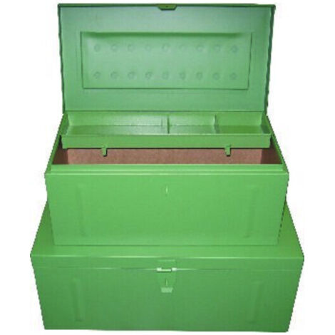 Stahlblechkoffer grün 830x440x340mm (H)