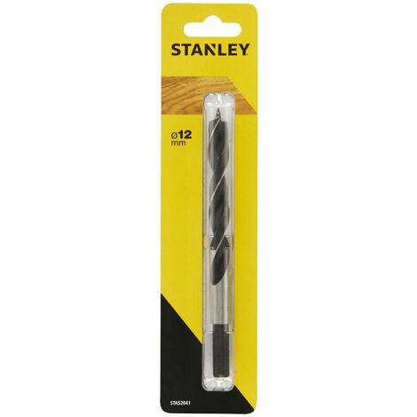 Stahlbohrer mit Zentrierspitze ø 12,0 mm. STANLEY STA52041-QZ