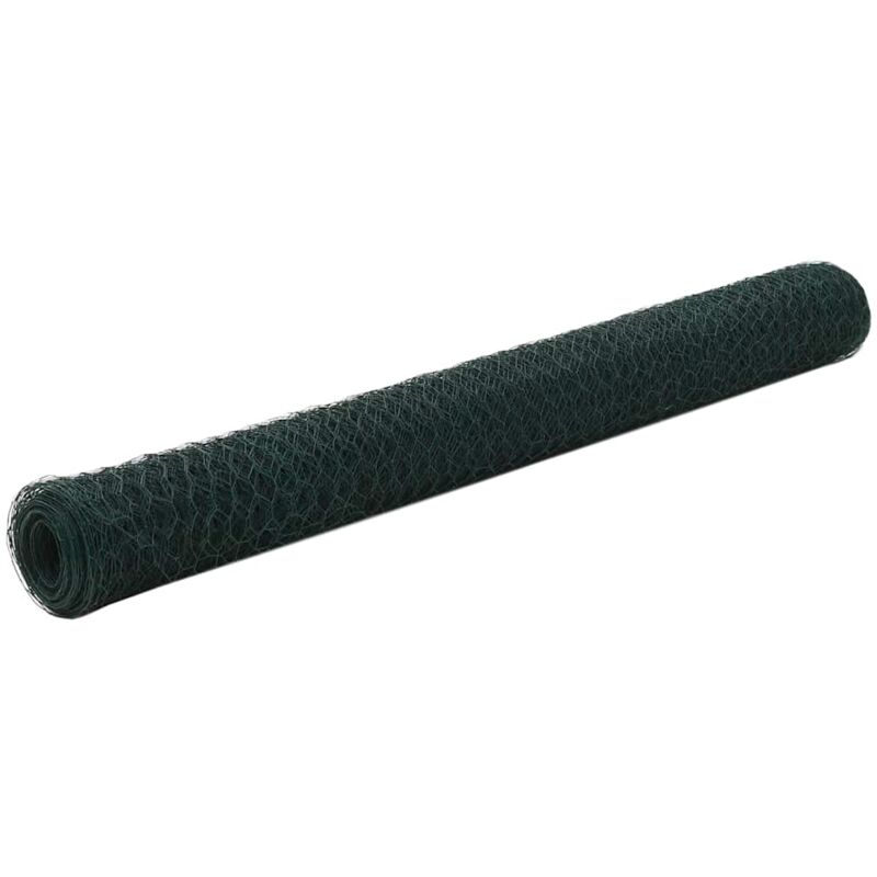 Drahtzaun Stahl Mit Pvc-beschichtung 25x1, 2 M Grün Vidaxl