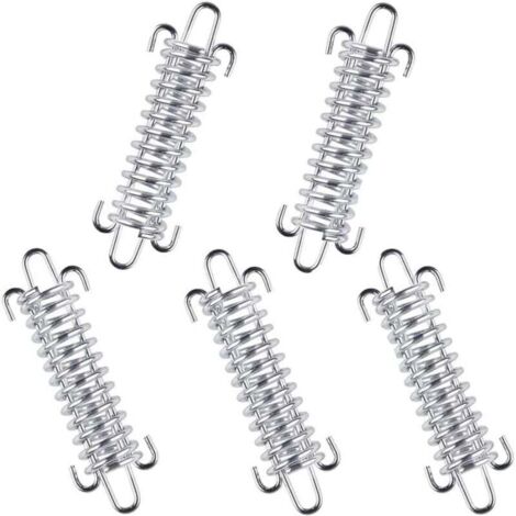 Stahlfeder für Markisenzelt, Federschnallen, Markisenzelt-Seilspanner, geeignet zum Strandklettern, Campingzelt-Befestigungszubehör, 5 Stück