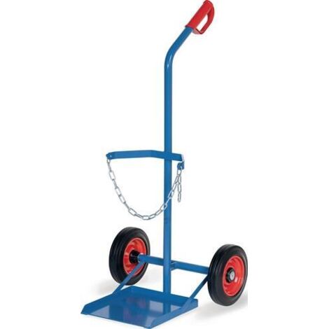 Stahlflaschenkarre f.Flascheninhalt 1x33kg Vollgummi-Bereifung Trgf.100kg FETRA