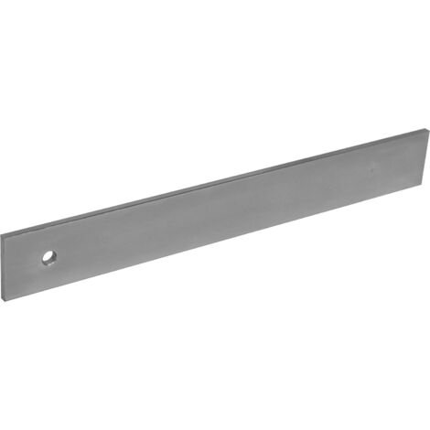 Stahllineal mit Facette - Metall Lineal ideal für die Werkstatt oder Baustelle, 1m