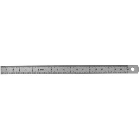 Stahlmaßstäbe DIN 2004/22/II 5000x30x1,0 mm einseitig