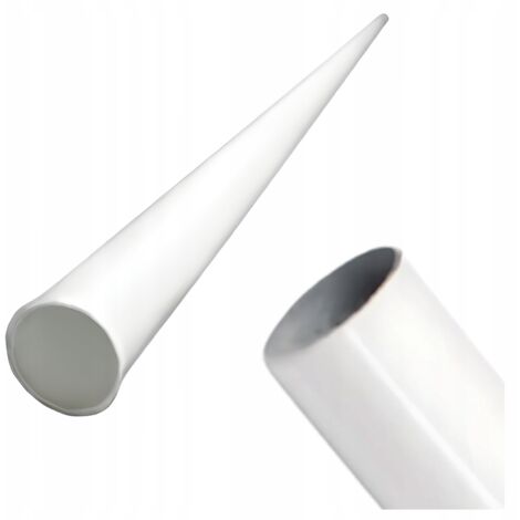 Stahlrohr - 100 cm - Ø 12 mm - Weiß - Pulverbeschichtet - Strapazierfähig und schön